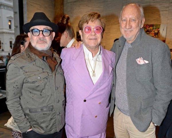 Bernie Taupin, Elton John, Pete Townshend